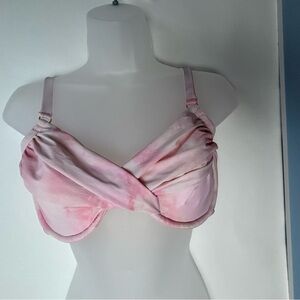 Swim System Pink Tye‎ Dye Swim Bra 36D
